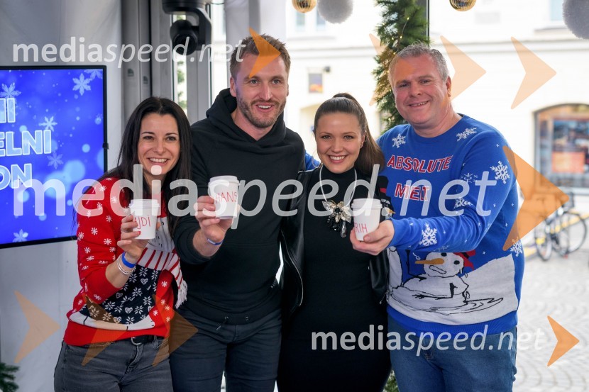  Jana Morelj, radijska in TV voditeljica;  Denis Avdić, voditelj;  Nina Smole, certificirana SDI trenerka in organizatorka dogodkov;  Miha Deželak, radijski voditelj, humanitarec, Fatalni moški 202028-urni dobrodelni maraton Radia 1