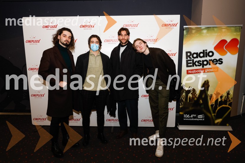  Jan  Peteh, Joker Out;  Bojan Cvjetićanin, Joker Out;  Martin  Jurkovič, Joker Out;  Kris  Guštin, Joker OutMatrica obuditev, premiera filma v Cineplexx Kranj