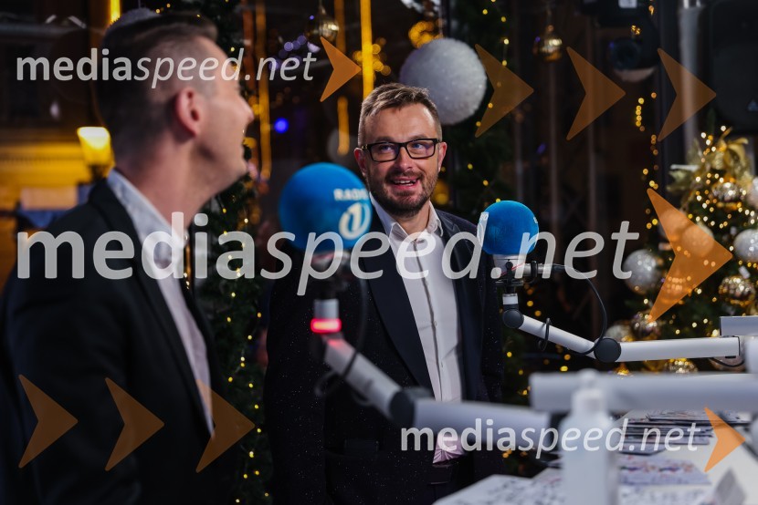 Damjan Murko, pevec;  Blaž Knez, vedeževalec28-urni dobrodelni maraton Radia 1