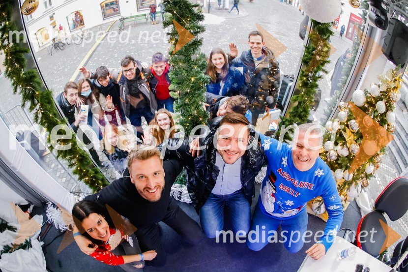  Jana Morelj, radijska in TV voditeljica;  Denis Avdić, voditelj;  Martin Golob, duhovnik;  Miha Deželak, radijski voditelj, humanitarec, Fatalni moški 202028-urni dobrodelni maraton Radia 1