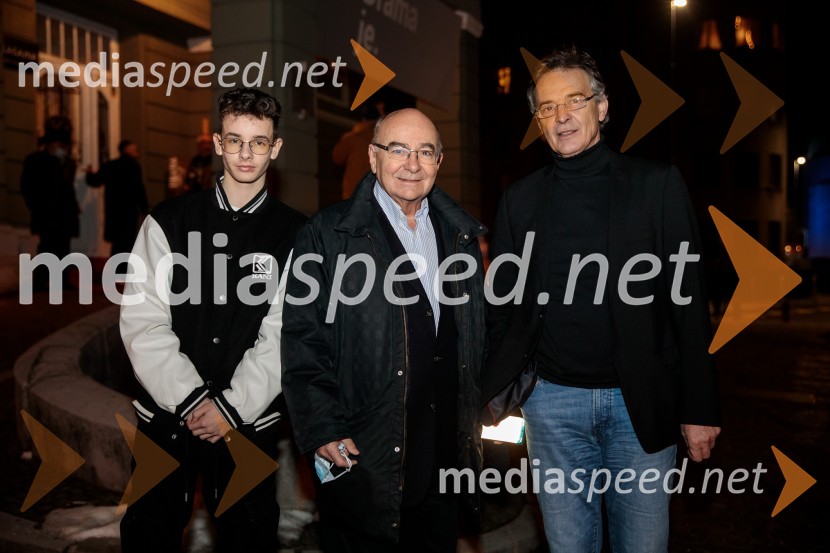  Tilen Rotovnik;  Mitja Rotovnik, nekdanji direktor Cankarjevega doma;   Igor  Samobor, igralec, ravnatelj SNG Drama LjubljanaJacques in njegov gospodar, premiera drame