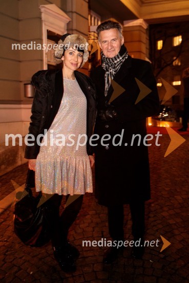 Dr. Jerca Legan Cvikl, antropologinja in predsednica Fundacije Femmes Sans Fronitières;  Milan Martin Cvikl,  član Sveta direktorjev Evropske banke za obnovo in razvoj (EBRD)Jacques in njegov gospodar, premiera drame