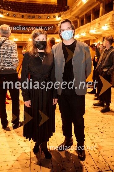  Staša Prah, dramaturginja;  Dorian Šilec Petek, režiser, scenograf in oblikovalec lučiJacques in njegov gospodar, premiera drame