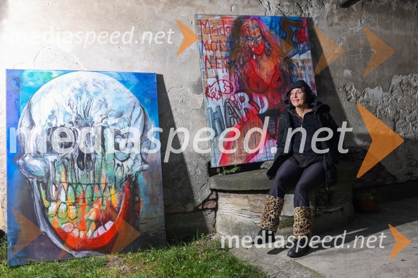  Jasna Klara Kozar , akademska slikarka, Galerija 3xJasna Klara Kozar, portret akademske slikarke