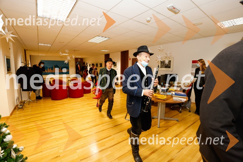 Obisk kolednikov na MO Kranj