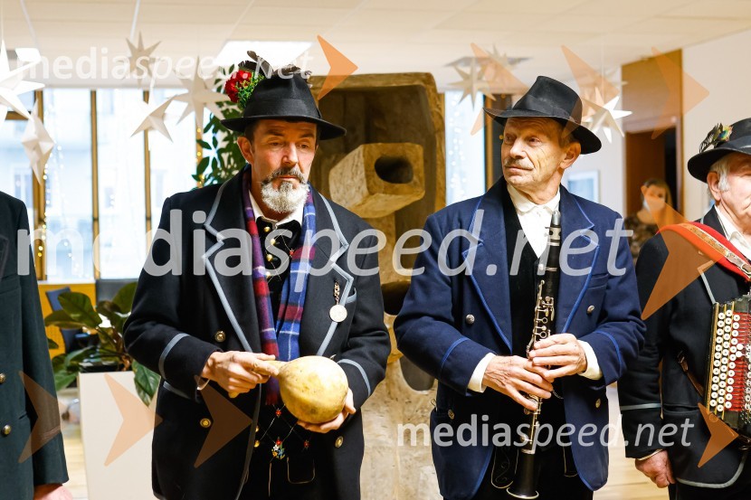 Obisk kolednikov na MO Kranj