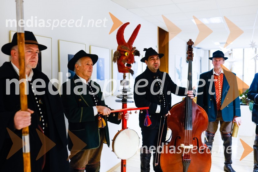 Kranjski furmaniObisk kolednikov na MO Kranj