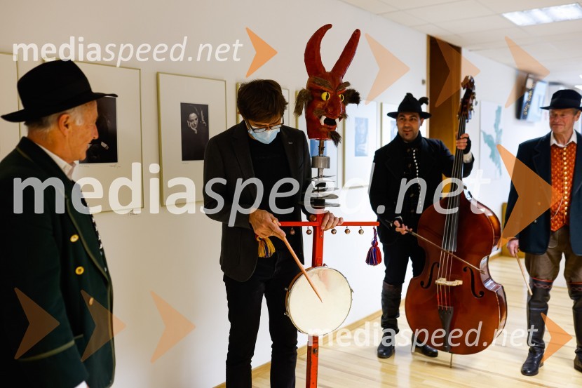  Matjaž Rakovec, župan Mestne občine KranjObisk kolednikov na MO Kranj