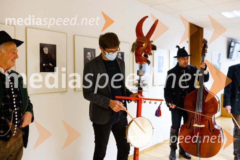  Matjaž Rakovec, župan Mestne občine KranjObisk kolednikov na MO Kranj