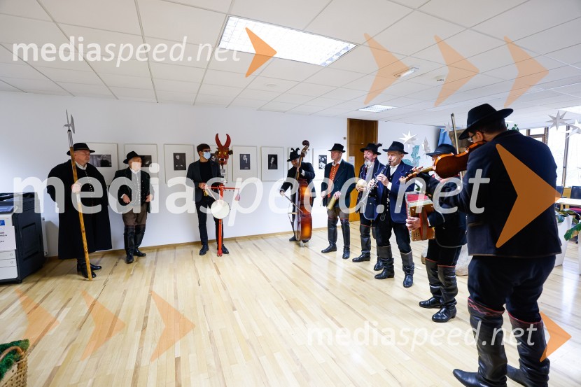 Kranjski furmaniObisk kolednikov na MO Kranj