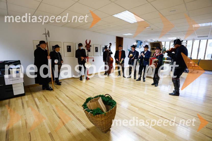 Kranjski furmaniObisk kolednikov na MO Kranj