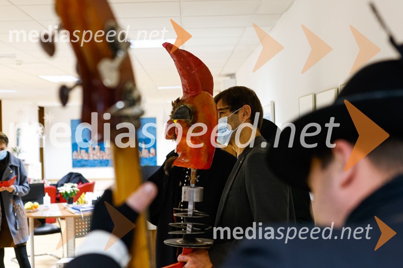 Obisk kolednikov na MO Kranj