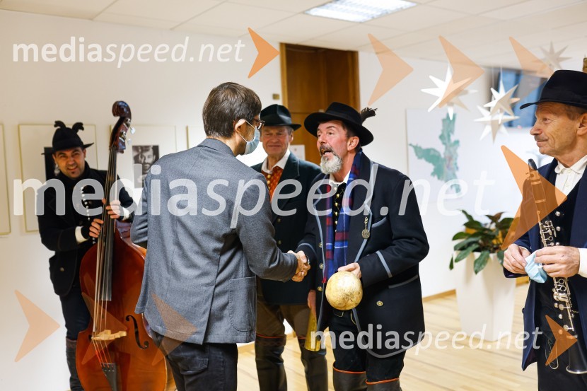 Obisk kolednikov na MO Kranj