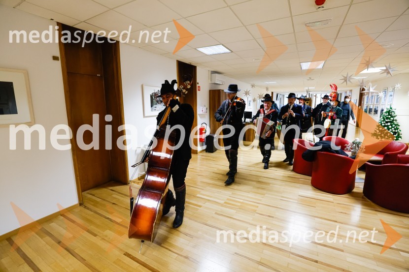 Obisk kolednikov na MO Kranj