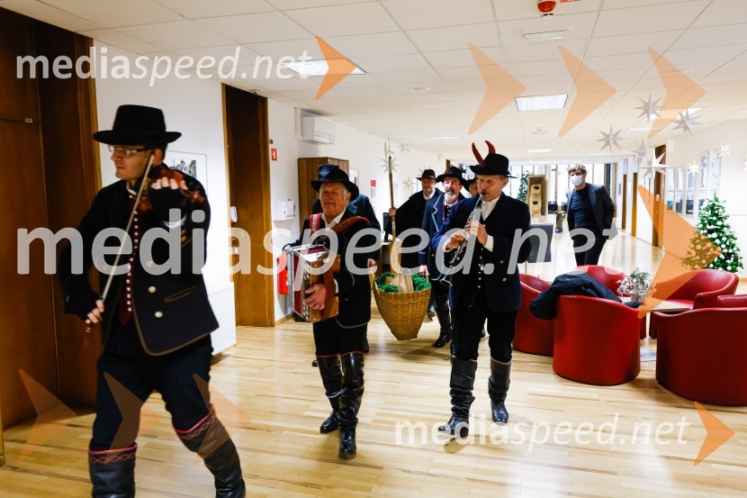 Obisk kolednikov na MO Kranj