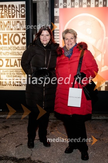  Teja Pelko, novinarka, Svet24;  Irena  Butoln, germanistkaPojedina pri Trimalhionu, premiera drame