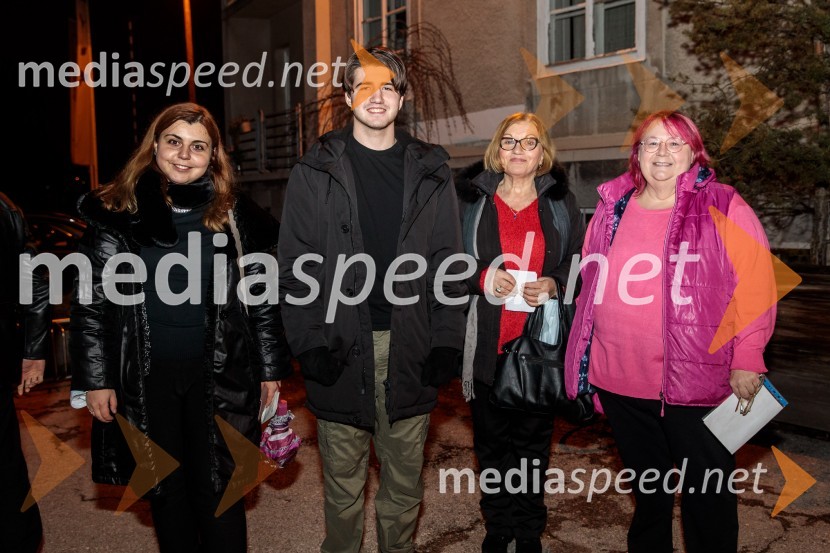  Katerina Kočkovska Šetinc, Zavod Emma - Center za pomoč žrtvam nasilja;  Georgi Trajkov ;  Liljana Kočkovska;  Sonja Dolžan, prevajalkaPojedina pri Trimalhionu, premiera drame