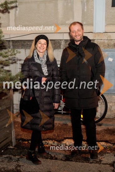  Barbara Cerar, igralka;  Alen Jelen, režiser, dramaturg, umetniški vodja, igralecPojedina pri Trimalhionu, premiera drame