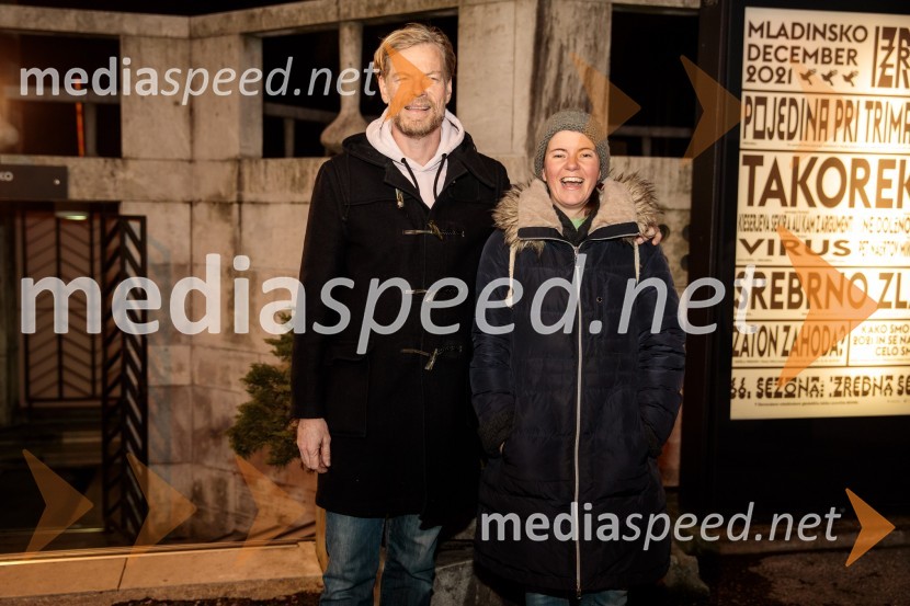  Matija  Vastl, igralec;  Maruša Kink, igralkaPojedina pri Trimalhionu, premiera drame