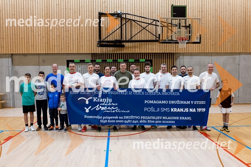 Nogometaš Josip Iličić v podporo dobrodelni akciji V Kranju dobro v srcu mislimo