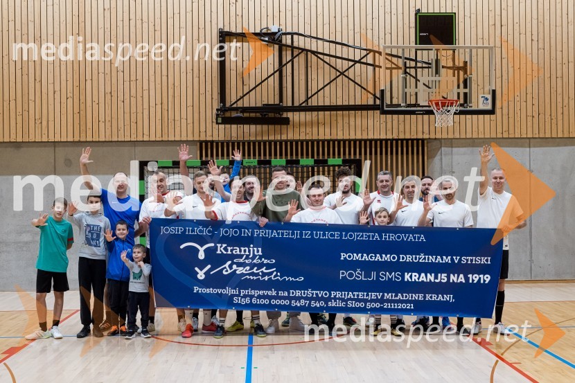 Nogometaš Josip Iličić v podporo dobrodelni akciji V Kranju dobro v srcu mislimo