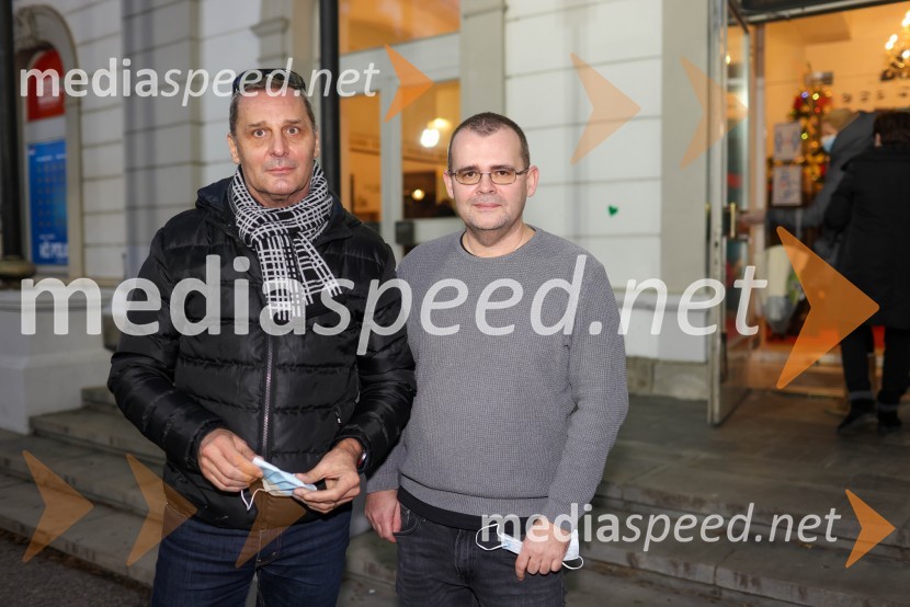  Danilo Rošker, direktor SNG Maribor;  Alan Kavčič, predstavnik za odnose z javnostmi SNG MariborBaletna pravljica Kekec s Kataleno v živo