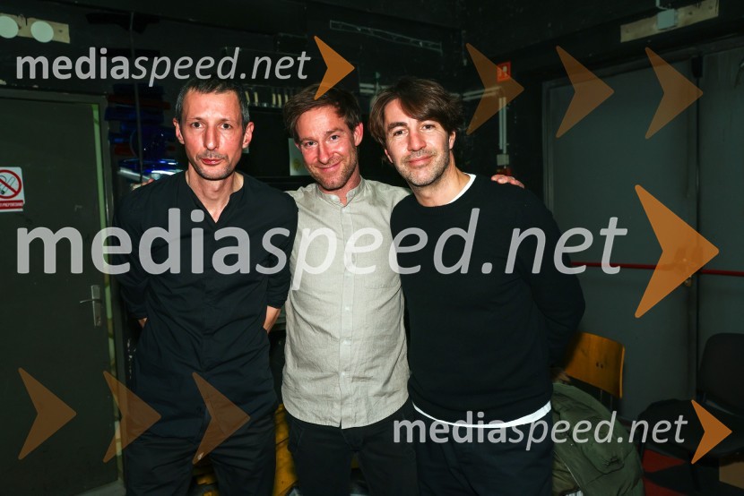  Boštjan Narat, pisatelj, glasbenik;  Robert Rebolj, skupina Katalena;  Edward Clug, umetniški direktor, Balet SNG MariborBaletna pravljica Kekec s Kataleno v živo