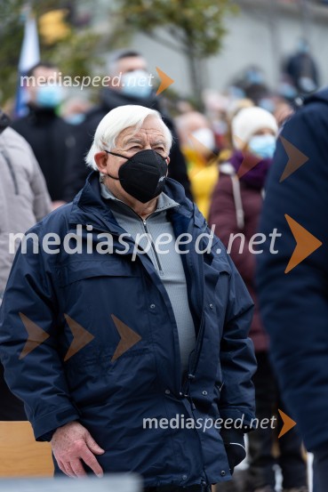  Milan Kučan, nekdanji predsednik Republike SlovenijeOsrednja slovesnost ob 80. obletnici dražgoške bitke
