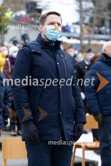  Igor Zorčič, predsednik odbora Državnega zbora RS za infrastrukturo, okolje in prostorOsrednja slovesnost ob 80. obletnici dražgoške bitke