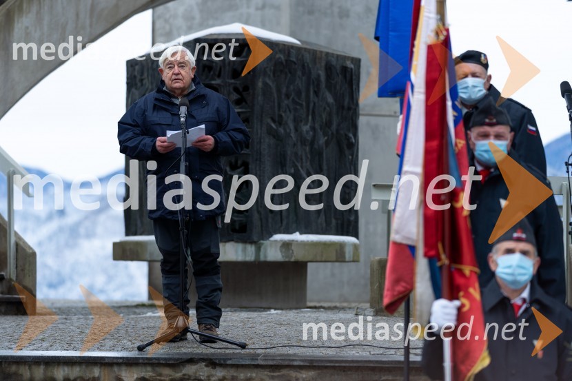 Milan Kučan, nekdanji predsednik Republike SlovenijeOsrednja slovesnost ob 80. obletnici dražgoške bitke