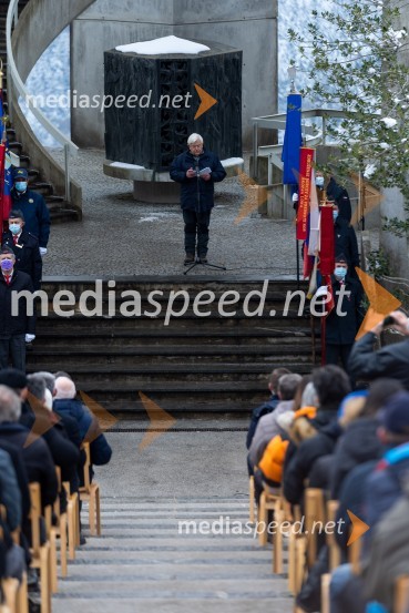  Milan Kučan, nekdanji predsednik Republike SlovenijeOsrednja slovesnost ob 80. obletnici dražgoške bitke