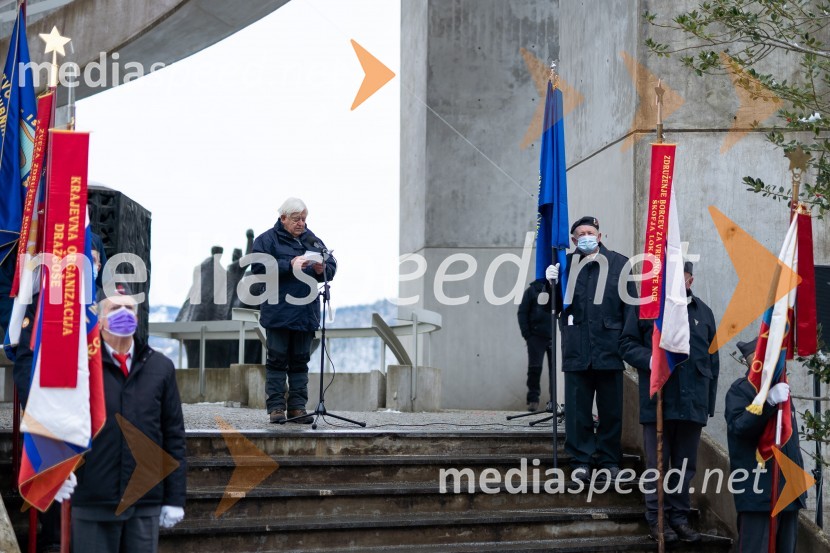  Milan Kučan, nekdanji predsednik Republike SlovenijeOsrednja slovesnost ob 80. obletnici dražgoške bitke