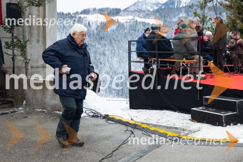  Milan Kučan, nekdanji predsednik Republike SlovenijeOsrednja slovesnost ob 80. obletnici dražgoške bitke