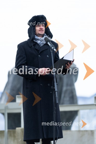  Primož Bezjak, igralecOsrednja slovesnost ob 80. obletnici dražgoške bitke