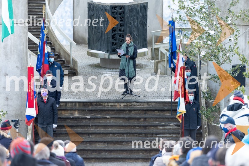  Katarina Stegnar, igralkaOsrednja slovesnost ob 80. obletnici dražgoške bitke