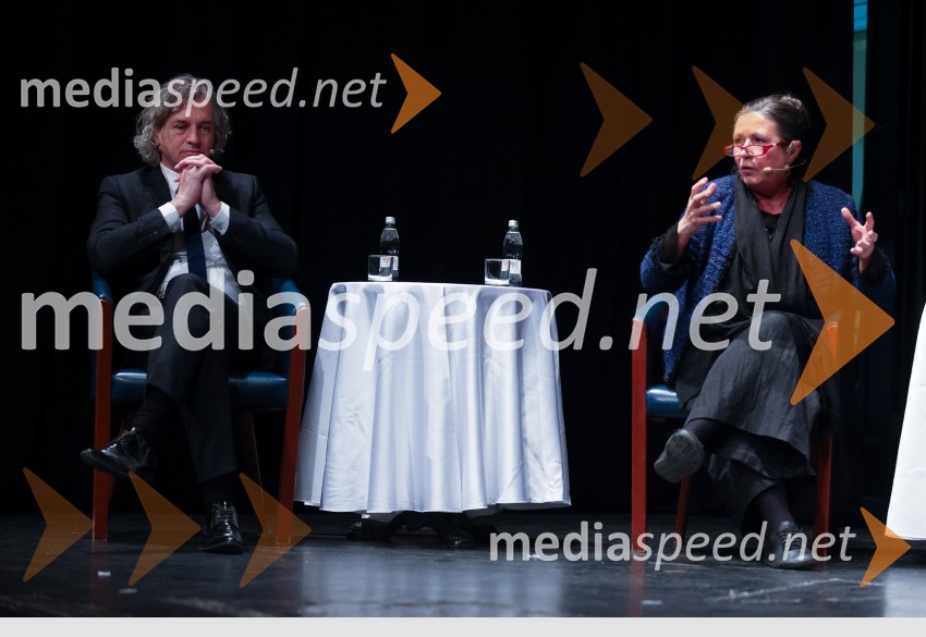 dr. Robert Golob, predsednik uprave, GEN-I; dr. Vesna  Vuk Godina, antropologinja, predavateljicaV kakšni državi želimo živeti, javna tribuna gibanja Bodi sprememba