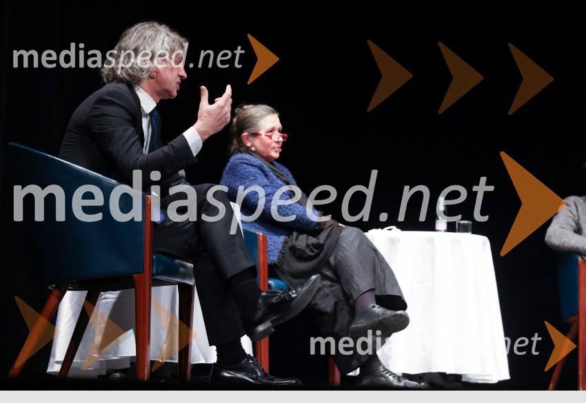 dr. Robert Golob, predsednik uprave, GEN-I; dr. Vesna  Vuk Godina, antropologinja, predavateljicaV kakšni državi želimo živeti, javna tribuna gibanja Bodi sprememba