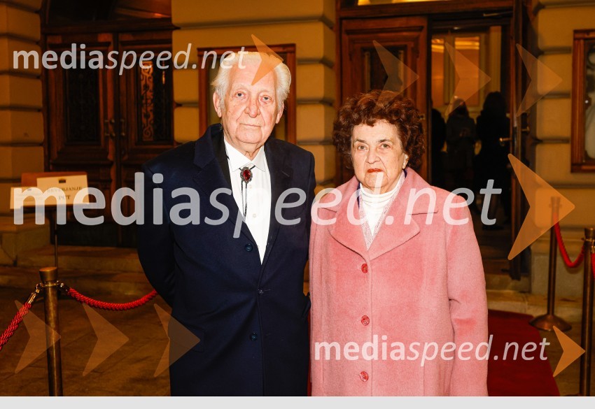  Pavel Mihelčič, skladatelj;  Majda MihelčičLjubezenski napoj, premiera opere