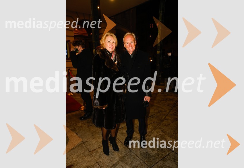  Nevenka Črešnar Pergar, lastnica in direktorica podjetja NP Consulting;  Janez  Pergar, prokurist NP ConsultingLjubezenski napoj, premiera opere