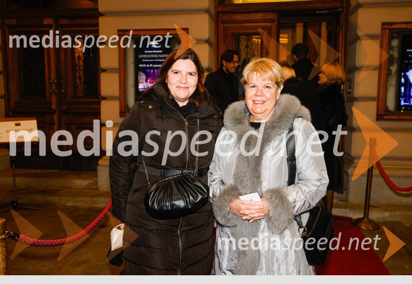  Teja Pelko, novinarka, Svet24;  Irena  Butoln, germanistkaLjubezenski napoj, premiera opere