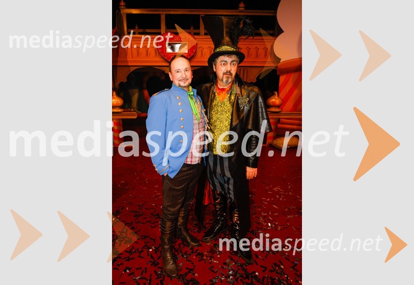  Dejan Maksimilijan Vrbančič, operni pevec;  Saša  Čano, operni pevecLjubezenski napoj, premiera opere