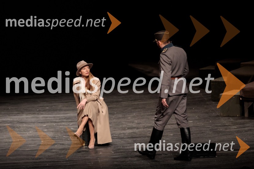  Nataša Matjašec Rošker, igralka;  Milan Marić, igralecTo noč sem jo videl, predpremiera drame SNG Maribor