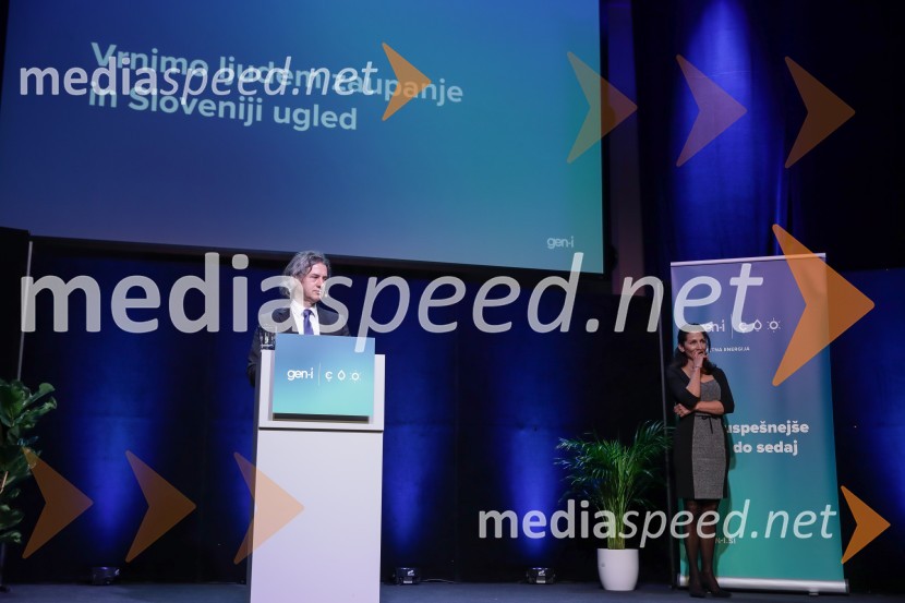 dr. Robert Golob, predsednik uprave, GEN-I;  ... GEN-I in Robert Golob, novinarska konferenca