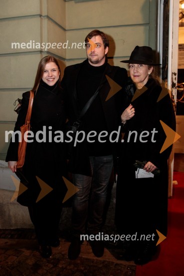  Ana  Samobor;  Filip Samobor, igralec;  Barbara Hieng Samobor, direktorica in umetniška vodja MGLParty, premiera v SNG Drama Ljubljana
