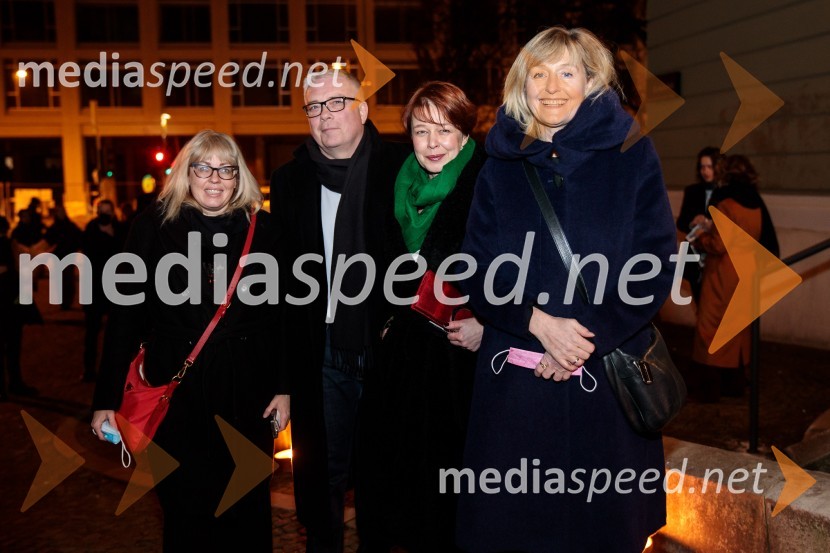  Arijana Eror;  Jani Sever, filmski producent;  Kristina Sever, vodja kabineta, Ministrstvo za infrastrukturo;  Judita Zidar, igralkaParty, premiera v SNG Drama Ljubljana