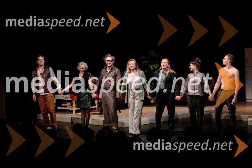   Igor  Samobor, igralec;  Polona  Juh, igralka;  Marko  Mandić, igralec;  Nataša Barbara Gračner, igralka;  Zvezdana  Mlakar, igralka;  Saša Pavlin Stošić, igralka;  Timon Šturbej, igralecParty, premiera v SNG Drama Ljubljana