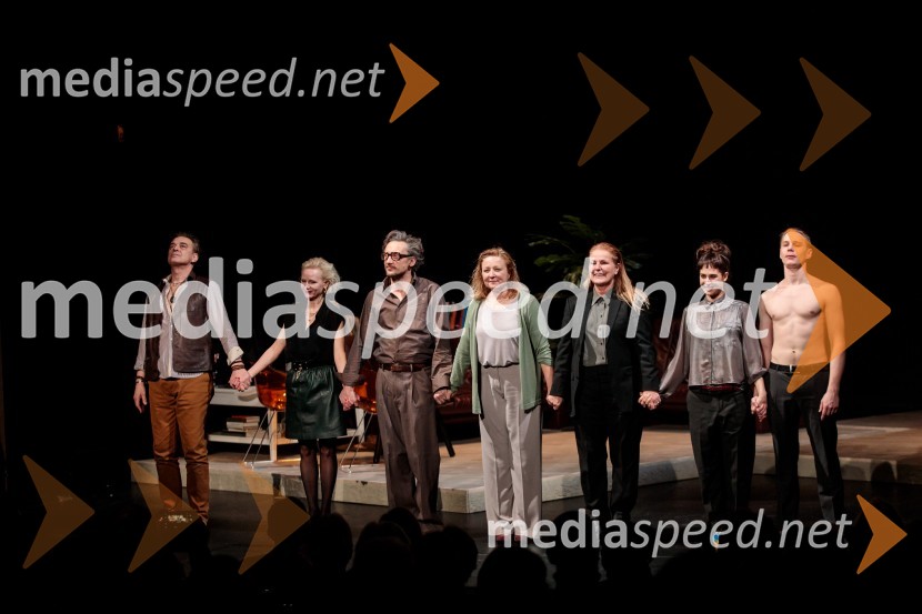   Igor  Samobor, igralec;  Polona  Juh, igralka;  Marko  Mandić, igralec;  Nataša Barbara Gračner, igralka;  Zvezdana  Mlakar, igralka;  Saša Pavlin Stošić, igralka;  Timon Šturbej, igralecParty, premiera v SNG Drama Ljubljana