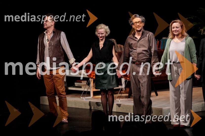   Igor  Samobor, igralec;  Polona  Juh, igralka;  Marko  Mandić, igralec;  Nataša Barbara Gračner, igralkaParty, premiera v SNG Drama Ljubljana