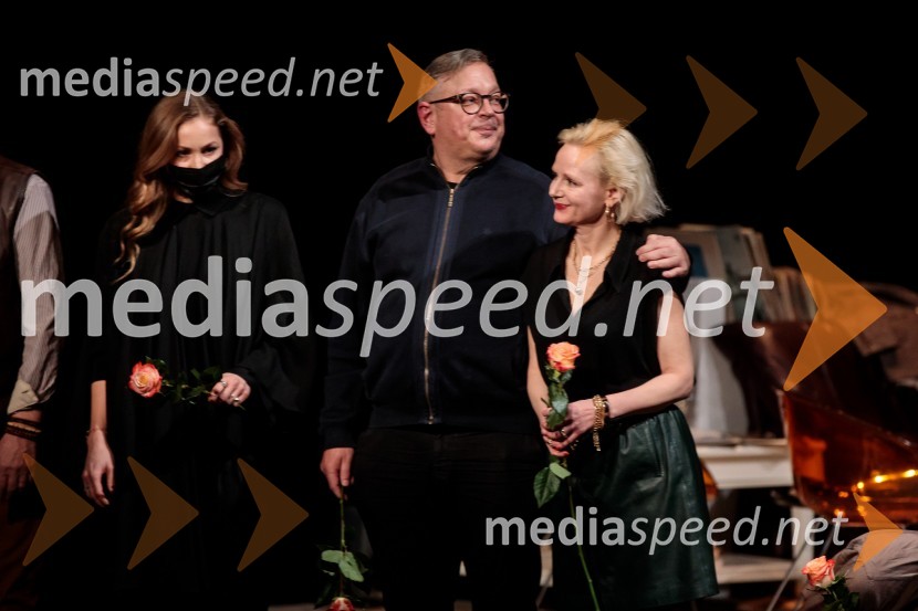  ... ;  Robert Waltl, direktor, Mini teater;  Polona  Juh, igralkaParty, premiera v SNG Drama Ljubljana