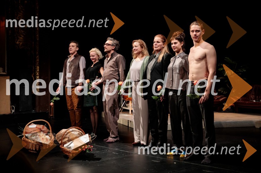   Igor  Samobor, igralec;  Polona  Juh, igralka;  Marko  Mandić, igralec;  Nataša Barbara Gračner, igralka;  Zvezdana  Mlakar, igralka;  Saša Pavlin Stošić, igralka;  Timon Šturbej, igralecParty, premiera v SNG Drama Ljubljana